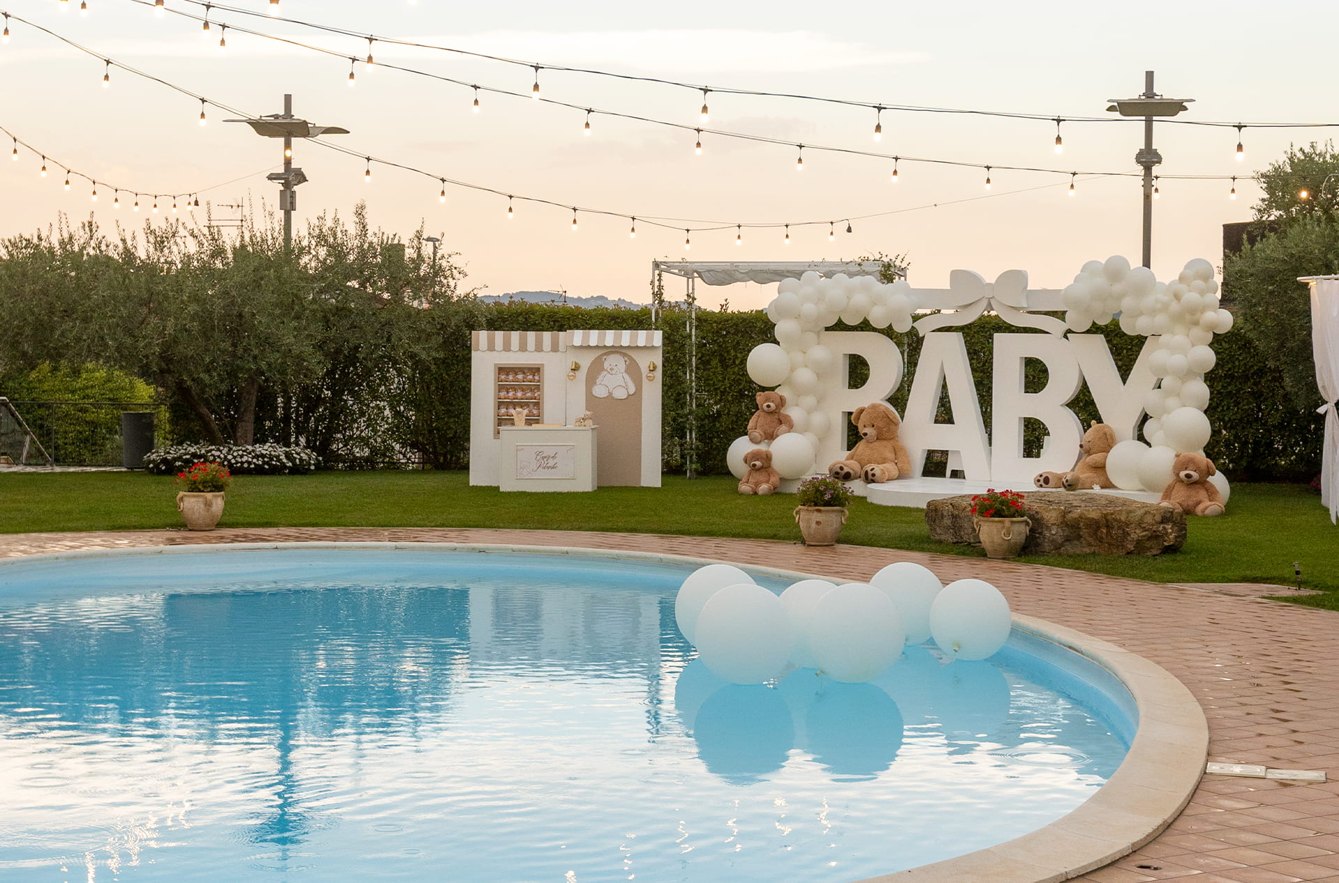 Baby shower a Villa Calvo