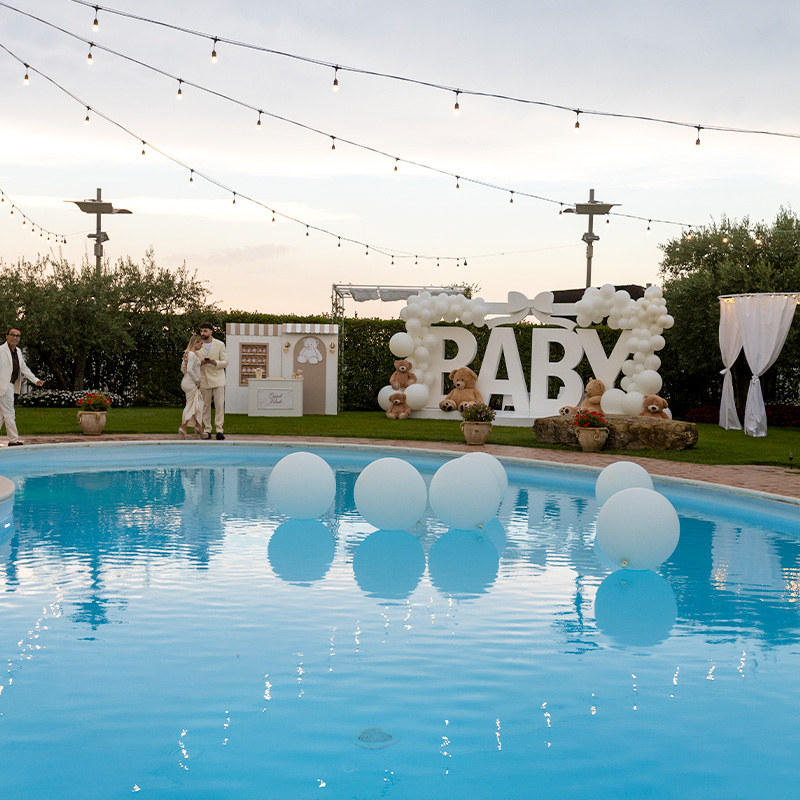 Baby shower a Villa Calvo