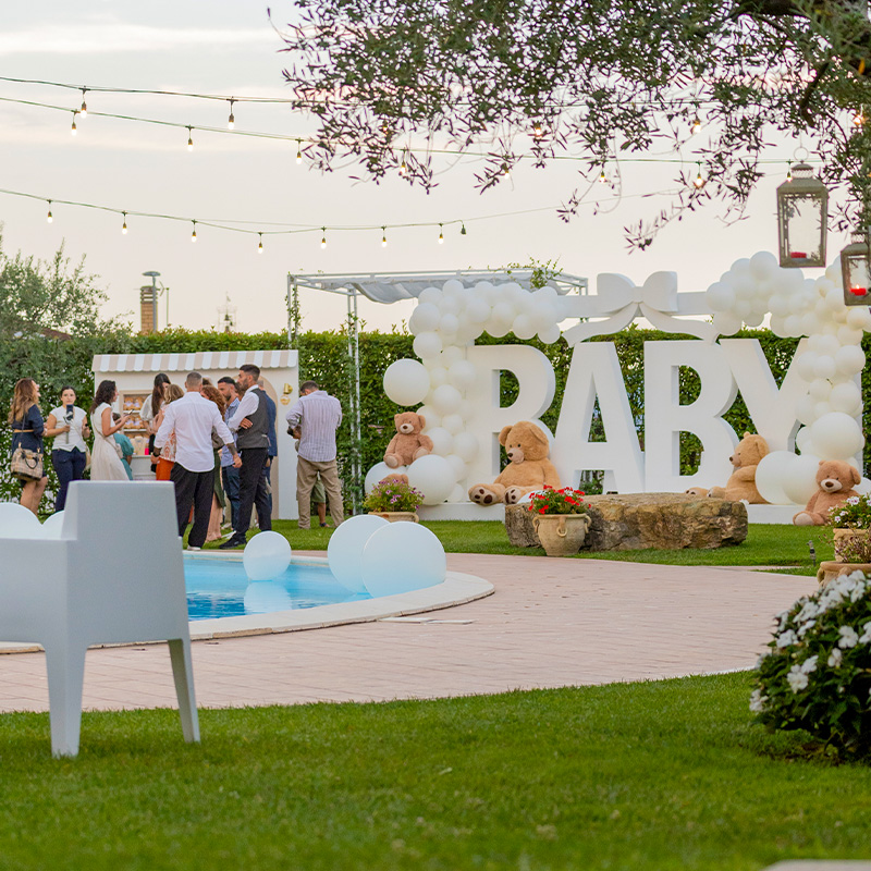 Baby shower a Villa Calvo
